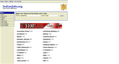 Desktop Screenshot of indianjobs.org