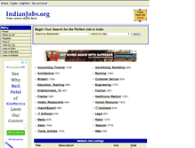 Tablet Screenshot of indianjobs.org